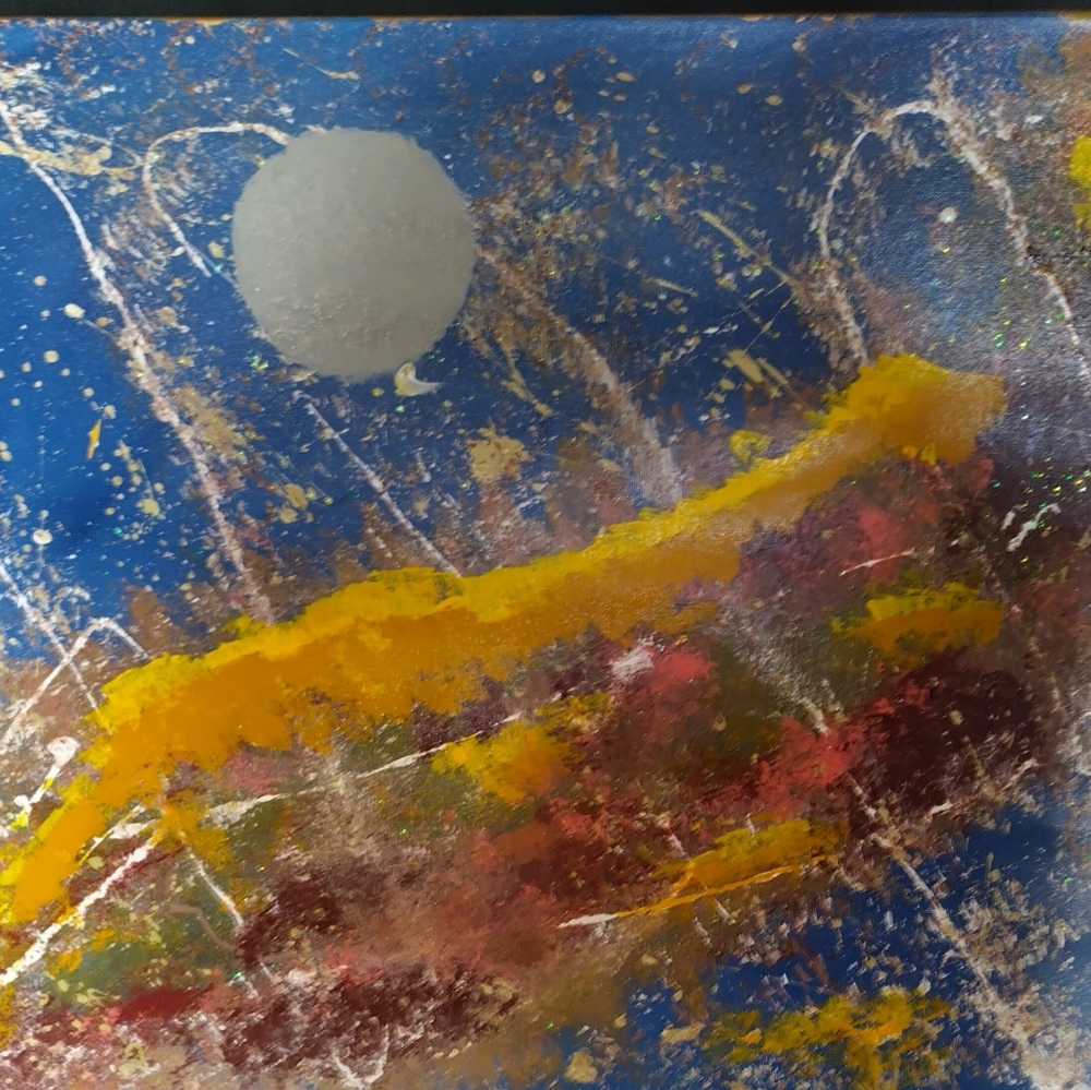 24"×30" abstract acrylic painting on canvas